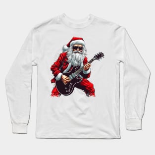 Guitar Santa Long Sleeve T-Shirt